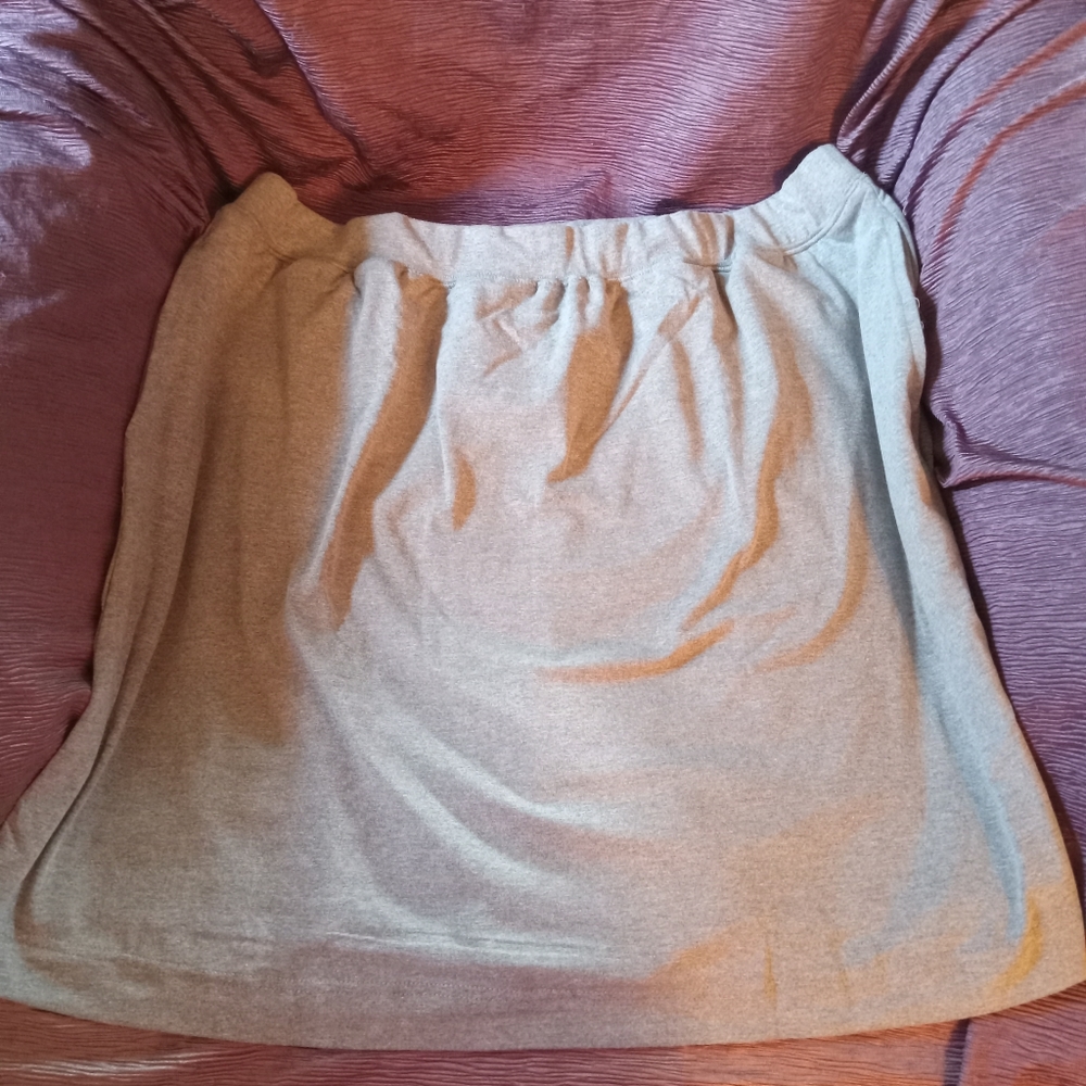 Woman Within Gray Knit Skort Size (22/24).